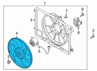 OEM Hyundai Ioniq Fan-Cooling Diagram - 25231-F2000