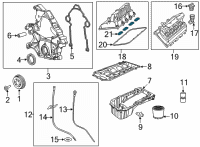 OEM 2019 Jeep Grand Cherokee Gasket-Spark Plug Well Diagram - 53011574AB