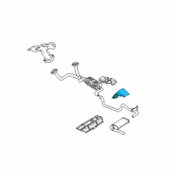 OEM 2001 Chevrolet Camaro SHIELD, Exhaust Manifold Diagram - 10198394