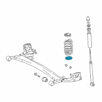 OEM Scion Lower Insulator Diagram - 48258-52010