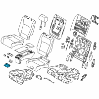 OEM 2011 BMW 535i GT Drink Holder Diagram - 52-20-7-269-493