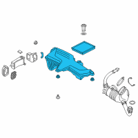 OEM 2017 BMW 328d Intake Silencer Diagram - 13-71-8-507-313