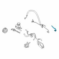 OEM 2000 Toyota Corolla Return Hose Diagram - 44406-02010