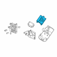 OEM 2010 Cadillac CTS Fuel Pump Flow Control Module Diagram - 20877116