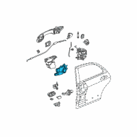 OEM Acura Actuator Assembly, Passenger Side Door Lock Diagram - 72615-SEA-G01