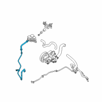 OEM 2013 Nissan Maxima Hose & Tube Assy-Power Steering Diagram - 49721-JA010