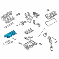 OEM Mercury Intake Manifold Diagram - 7T4Z-9424-C