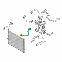 OEM 2019 BMW X5 HOSE FOR EXPANSION TANK Diagram - 17-12-9-894-766