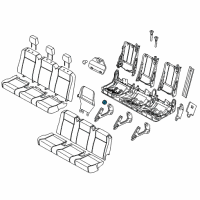 OEM Ford Transit Connect Track Cap Diagram - -W710461-S300