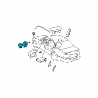 OEM 2003 Toyota Camry Clock Spring Diagram - 84307-33010