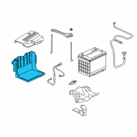 OEM 2002 Acura CL Box, Battery Diagram - 31521-S0K-A11