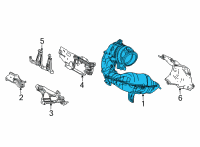 OEM Lexus CONVERTER ASSY, W/CA Diagram - 17400-25030