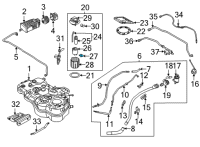 OEM Kia K5 Regulator-Fuel Pressure Diagram - 31370C3000