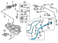OEM 2022 Hyundai Tucson FILLER NECK & HOSE ASSY Diagram - 31030-P0800