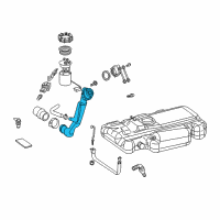 OEM Dodge Sprinter 2500 Tube-Fuel Filler Diagram - 5104103AA