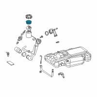 OEM 2004 Dodge Sprinter 3500 Seal-Fuel Pump And Level Unit Diagram - 5119613AA