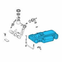 OEM 2005 Dodge Sprinter 2500 Fuel Tank Diagram - 5119634AB