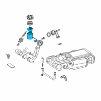 OEM 2005 Dodge Sprinter 2500 Fuel Tank Diesel Module Diagram - 5119607AA