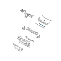 OEM 2009 Hyundai Santa Fe Hose & Connector Assembly-Windshield Washer Diagram - 98660-2B010