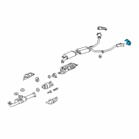 OEM Acura ZDX Finisher, Exhaust L) Diagram - 18320-SZN-A01