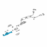 OEM Acura ZDX Pipe A, Exhaust Diagram - 18210-SZN-A01