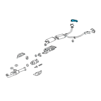 OEM 2012 Acura ZDX Finisher, Exhaust Passenger Side Diagram - 18310-SZN-A01