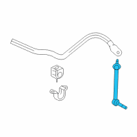 OEM GMC Stabilizer Link Diagram - 15167956