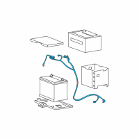 OEM 1999 Hyundai Sonata Cable Assembly-Battery Diagram - 37200-38012