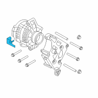 OEM Ford F-350 Super Duty Alternator Bracket Diagram - 7C3Z-10153-AA