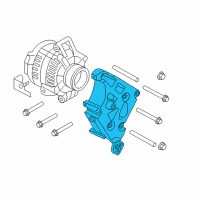 OEM 2008 Ford F-250 Super Duty Mount Bracket Diagram - 7C3Z-10A313-A