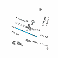 OEM 2006 Acura TSX Rack, Steering Diagram - 53626-SEA-G02