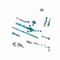 OEM Acura Rack, Power Steering Diagram - 53601-SEC-A07