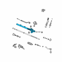 OEM 2007 Acura TSX Housing Sub-Assembly, Steering Rack Diagram - 53608-SEC-A01