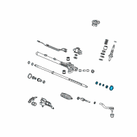 OEM 2004 Acura TSX Seal Kit A, Power Steering Diagram - 06531-SEA-E03