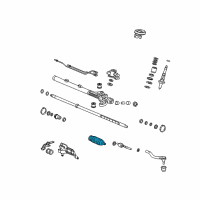 OEM Acura TSX Dust Seal, Tie Rod Diagram - 53534-SEA-G02