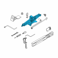 OEM 2007 BMW X3 Articulated Car Jack, Steel Diagram - 71-10-3-403-150