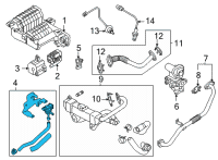 OEM Hyundai Ioniq Purge Control Valve Assembly Diagram - 29015-03HA0