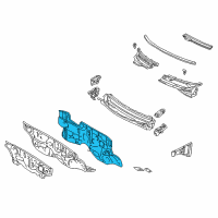 OEM 2007 Pontiac Vibe Barrier, Dash Panel Sound Diagram - 88973403