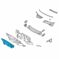 OEM Pontiac Vibe Barrier, Dash Panel Extr Sound Diagram - 88970785