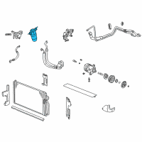 OEM 2001 Cadillac DeVille Drier Diagram - 1132771