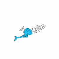 OEM 1999 Oldsmobile Alero Cover Asm-Water Pump Diagram - 24575938