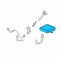 OEM Acura RL Control Module, Engine (Rewritable) Diagram - 37820-RJA-A93