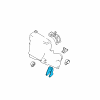 OEM 2005 Ford Focus Front Bracket Diagram - XS7Z-6030-AA