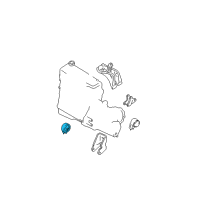 OEM 2004 Ford Focus Front Insulator Diagram - YS4Z-6038-FA