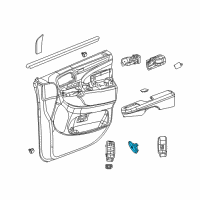 OEM Ram C/V Lamp-Door Diagram - 1ET06BD1AD