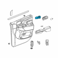 OEM 2012 Ram C/V Handle-Door Interior Diagram - 68066553AB