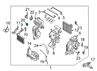 OEM Kia K5 Temperature Actuator Diagram - 97161L1000
