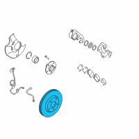 OEM Kia Optima Disc-Front Wheel Brake Diagram - 517123Q000