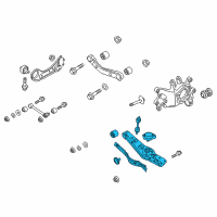 OEM 2017 Hyundai Tucson Arm Complete-Rear Lower, LH Diagram - 55210-D3050