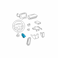 OEM 2004 Chevrolet Cavalier Module Asm-Inflator Restraint Side Imp Sensor Diagram - 22718422